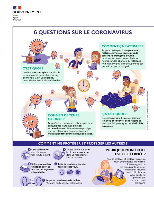 6 questions sur le coronavirus 66246